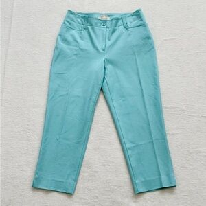Talbots Petites Signature Light Blue Cropped Pants - Size 6P